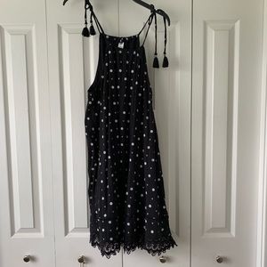 Black halter dress